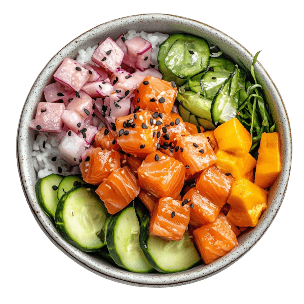 Poke bowl analizado por ScanCal